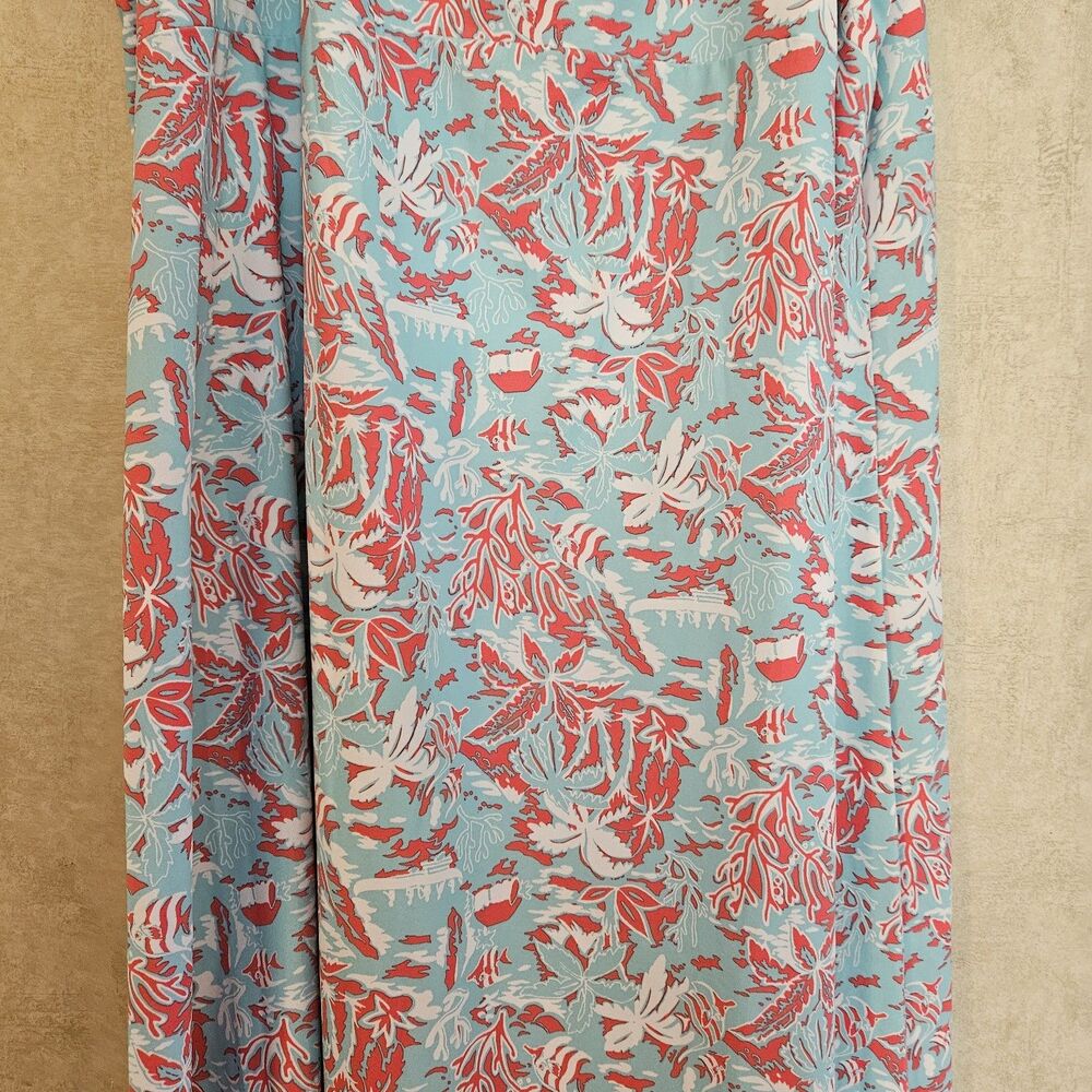 Columbia PFG Omni-Freeze Dress Womens 1X Coral Reef Tropical Sleeveless Cooling - Picture 2 of 7